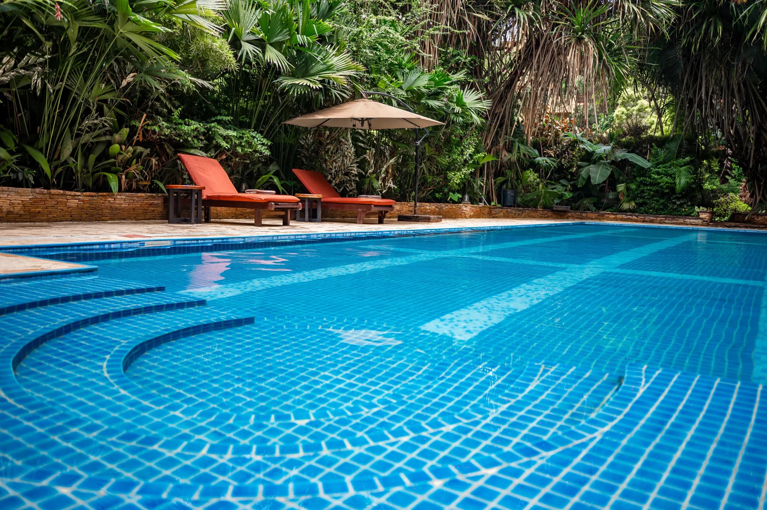 Swimming pool at The Emin Pasha Hotel & Spa