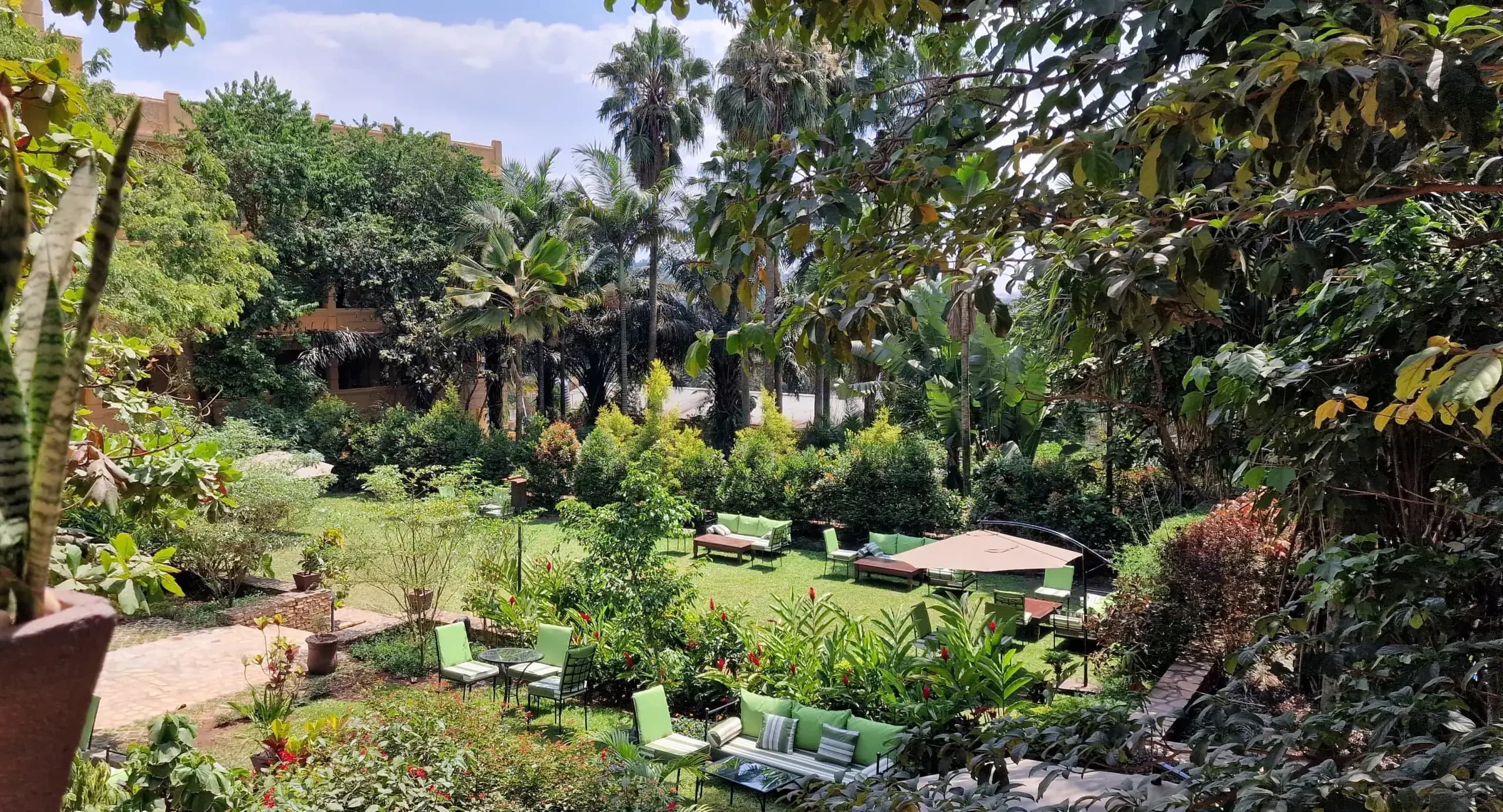 The Equatorial Gardens at The Emin Pasha Hotel & Spa