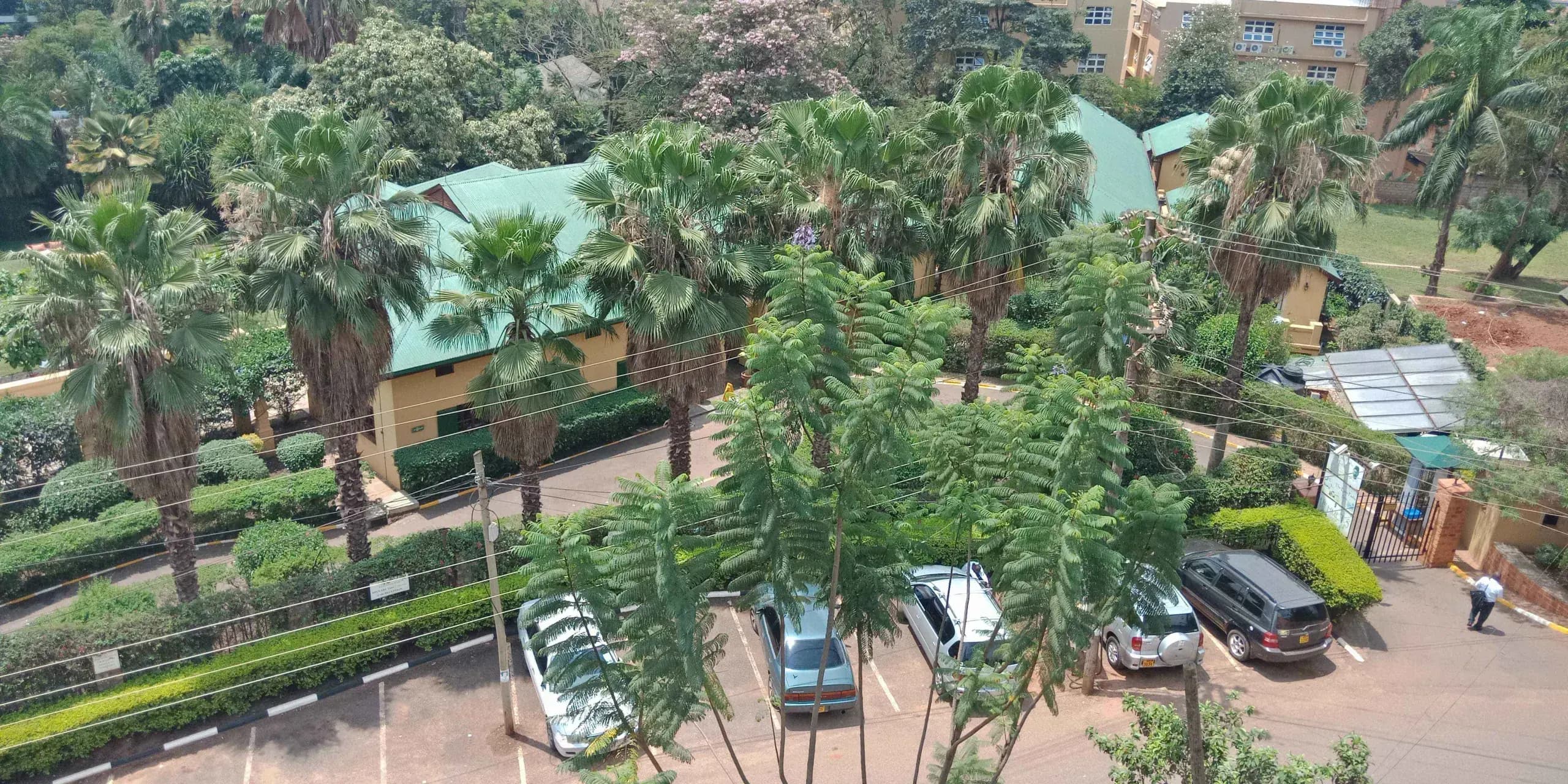 An Executive Saloon waiting at the entrance of The Emin Pasha Hotel